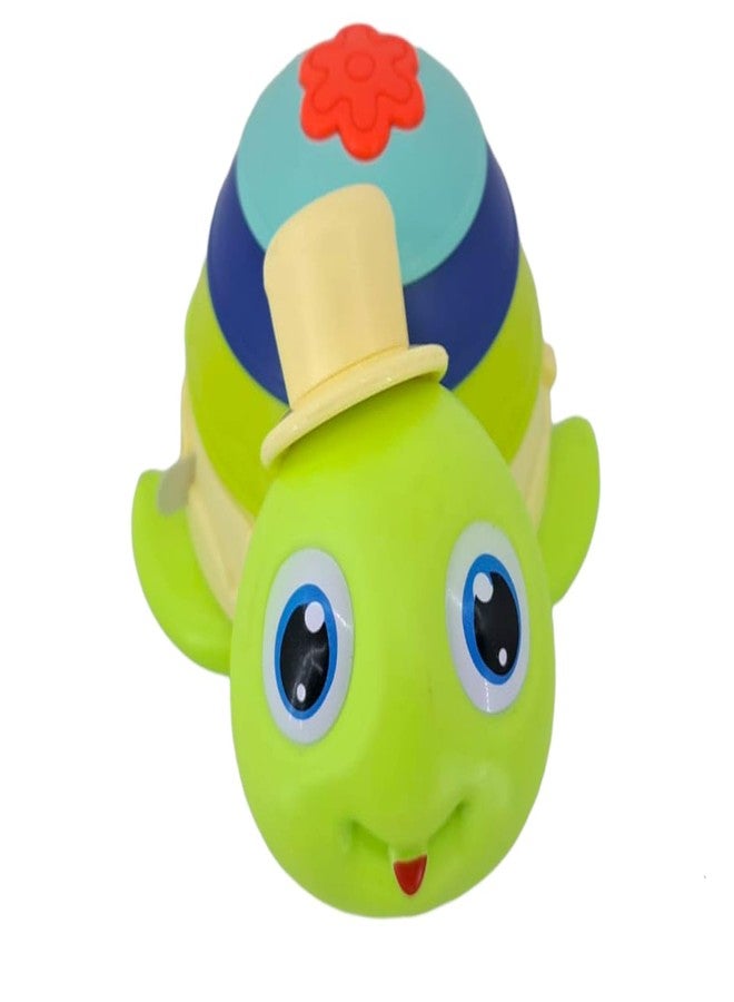 JNiL Push Back Friction Toy with Lighting Music tortise Toy (Pack of 1) - Image 2
